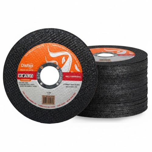 Kit 50 Discos de de corte fino para metal e inox 4.1/2