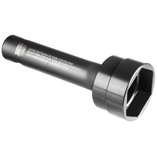 Chave sextavada com encaixe de 3/4