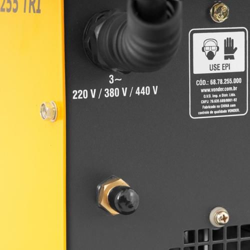 M�quina de solda Mig Mag 250 amperes trif�sica - MM 255