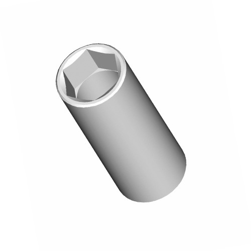Soquete sextavado de 28 mm com encaixe de 1/2? para porca dos injetores 721308