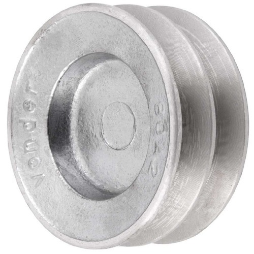 Polia de alum�nio 2 canais perfil A 80 mm - 6684120080