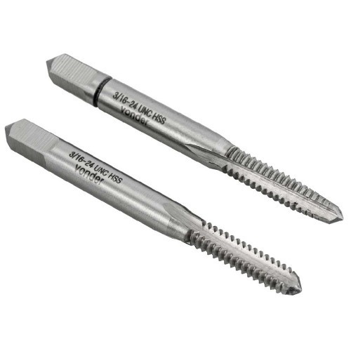 Jogo de macho manual a�o r�pido 3/16