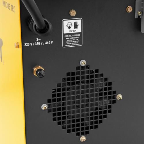 M�quina de solda MIG/MAG 300 Amperes trif�sica - MM305  220V