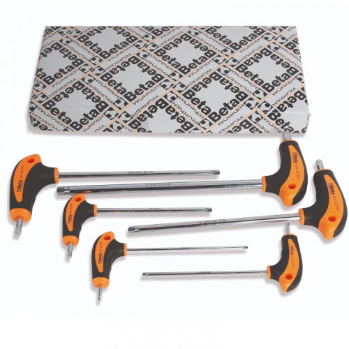 Jogo de chave hexalobular tipo L com cabo T 6 pe�as - BW 96T