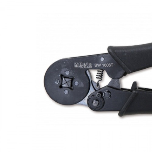 Alicate crimpador para terminais tubulares com friso de 4 mandris - BW 1606T