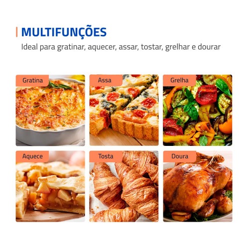 Forno el�trico 1800W 52 litros Grand Family II - FRN-52-B  220V