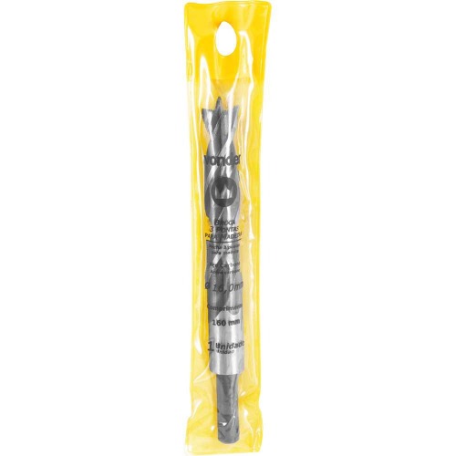 Broca de 3 pontas para madeira 16 mm Broca de 3 pontas para madeira 16 mm