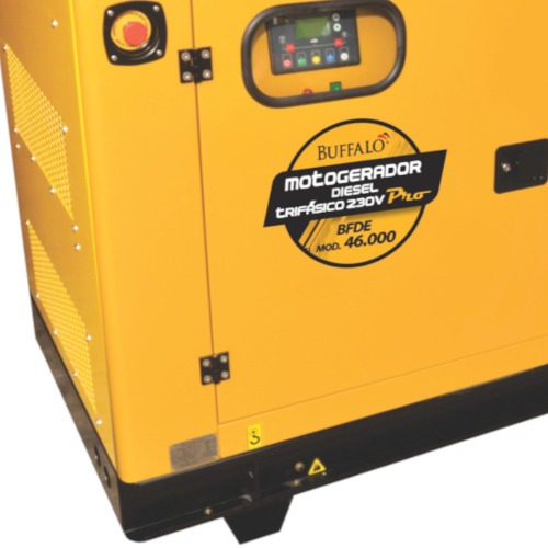 Gerador de energia 46 Kva a diesel cabinado com painel ATS trif�sico 220V - BFDE 46.000