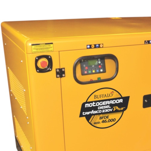 Gerador de energia 46 Kva a diesel cabinado com painel ATS trif�sico 220V - BFDE 46.000