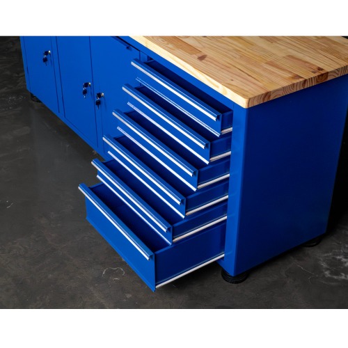 Bancada fechada com 6 gavetas e 3 portas - RLL-214