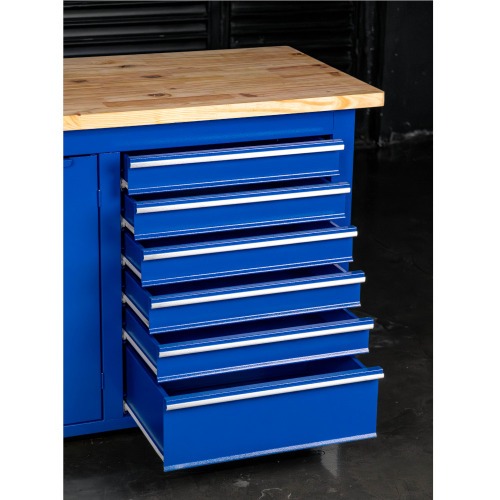 Bancada fechada com 6 gavetas e 3 portas - RLL-214