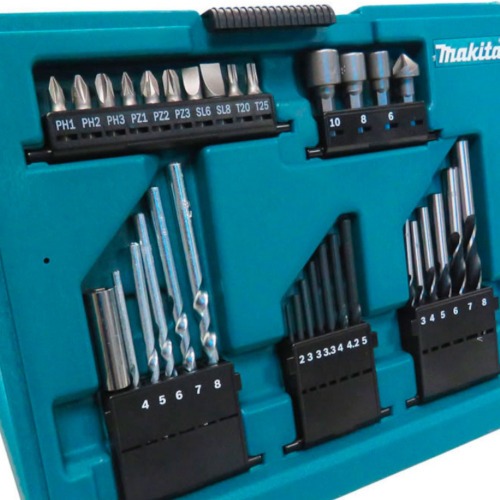 Jogo de brocas bits e soquetes 33 pe�as com maleta - B-49389