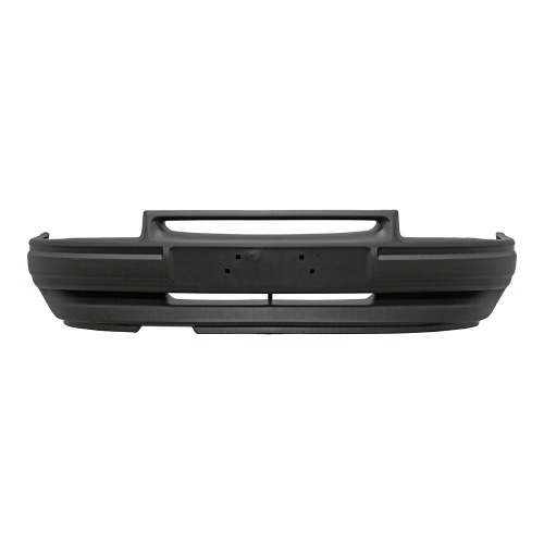 Para-choque escort 1987 a 1992 dianteiro preto textura com alma pl�stica - 2646