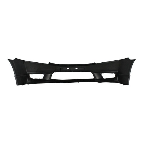 Para-choque Honda Civic 2009 a 2011 com ressalto de placa dianteiro preto liso - 8060 Para-choque Honda Civic 2009 a 2011 com ressalto de placa dianteiro preto liso - 8060