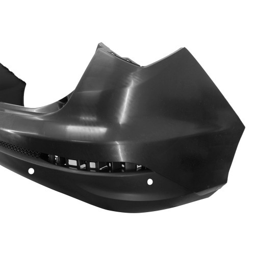 Para-choque Cronos 2017 a 2025 traseiro preto liso com furo para sensor - 3383-E Para-choque Cronos 2017 a 2025 traseiro preto liso com furo para sensor - 3383-E