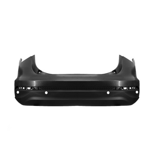 Para-choque Cronos 2017 a 2025 traseiro preto liso com furo para sensor - 3383-E Para-choque Cronos 2017 a 2025 traseiro preto liso com furo para sensor - 3383-E