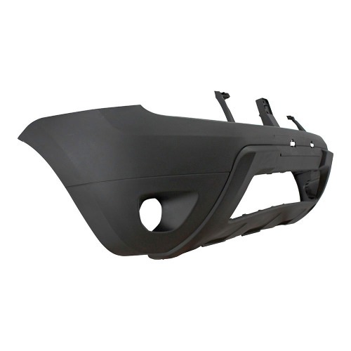 Para-choque Duster 2011 a 2015 dianteiro preto liso com farol - 4097
