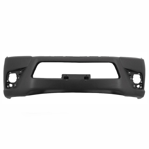 Para-choque Hilux 2015 a 2023 dianteiro preto liso com e sem farol - 7068