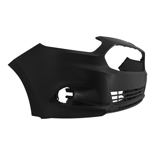 Para-choque Ford Ka Hatch/Sedan 2014 a 2018 dianteiro preto liso com e sem farol - 2664 Para-choque Ford Ka Hatch/Sedan 2014 a 2018 dianteiro preto liso com e sem farol - 2664