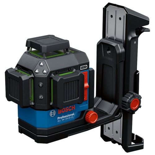 Nível a laser verde a bateria 70/120m com receptor e acessórios Sem Bateria - GLL 18V-120-33 CG Nível a laser verde a bateria 70/120m com receptor e acessórios Sem Bateria - GLL 18V-120-33 CG
