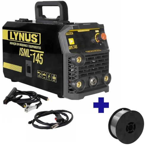 Inversora de solda Multiprocesso 120A ISML-145 + Arame mig 0,8mm 900g LAM-09  110V/220V