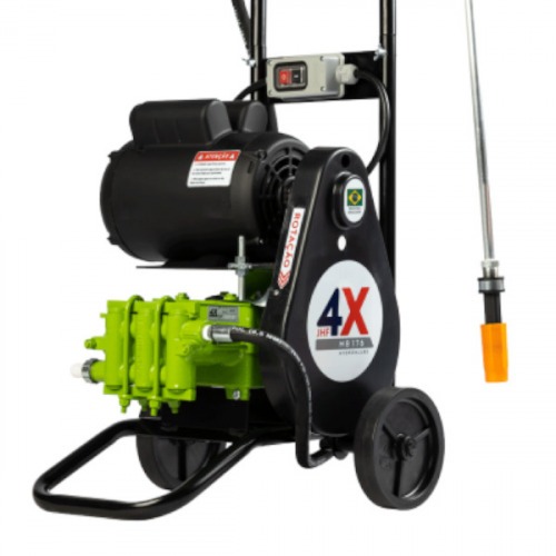 Lavadora alta vaz�o 2 hp 1020 L/H 600 libras com carrinho e mangueira JHF 4X - MB0176  220V