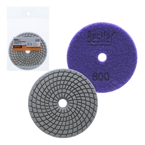 Disco de lixa diamantado costado em pluma 4