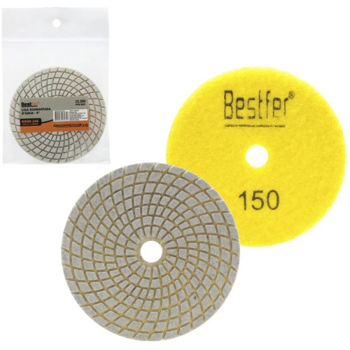 Disco de lixa diamantado costado em pluma 4