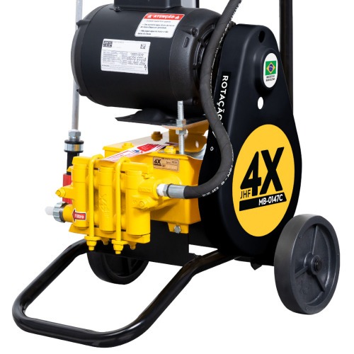Lavadora alta vaz�o 1 hp 660L/H 450 libras com carrinho e mangueira JH4 4X - MB-0147C  220V