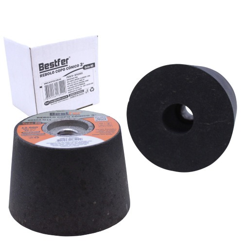 Rebolo copo c�nico para esmerilhadeiras 75 x 50 mm M14 - BFH2891