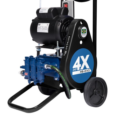 Lavadora de alta vaz�o m�dia press�o 500 libras 2 hp monof�sica JHF 4X - MB-0143  220V