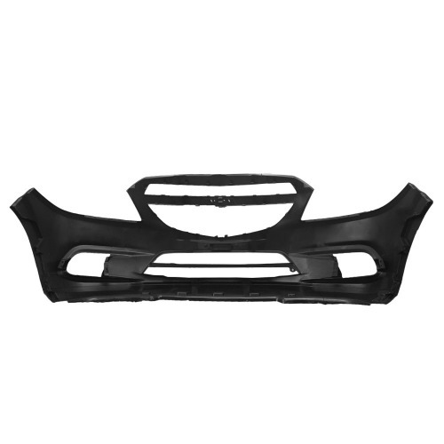 Para-choque Onix Ls 2012 a 2015 prisma joy 2017 a 2020 dianteiro preto com furo para farol - 1771