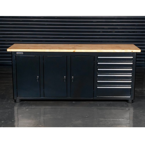 Bancada fechada com 6 gavetas e 3 portas - RLL-214