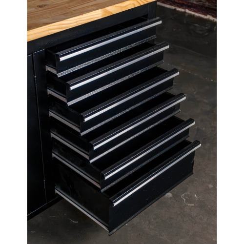 Bancada fechada com 6 gavetas e 3 portas - RLL-214