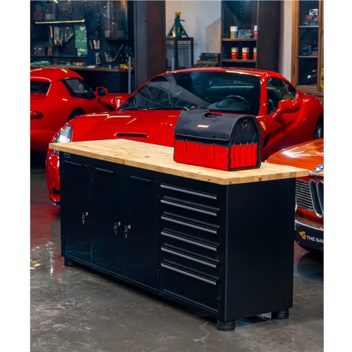 Bancada fechada com 6 gavetas e 3 portas - RLL-214