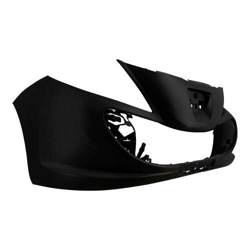Para-choque Peugeot 207 Hatch/Sed/Sw/Hogg 2010 a 2015 dianteiro preto liso sem farol - 10005