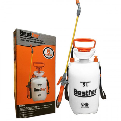 Pulverizador costal manual 5L compress�o pr�via - BFH1574