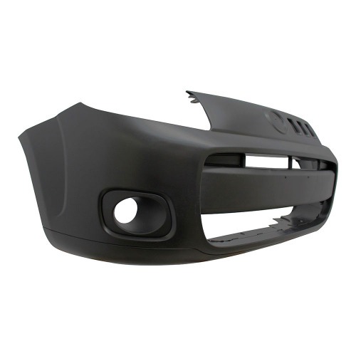 Para-choque Uno 2010 a 2014 Fiorino 2014 a 2022 dianteiro preto liso - 3455