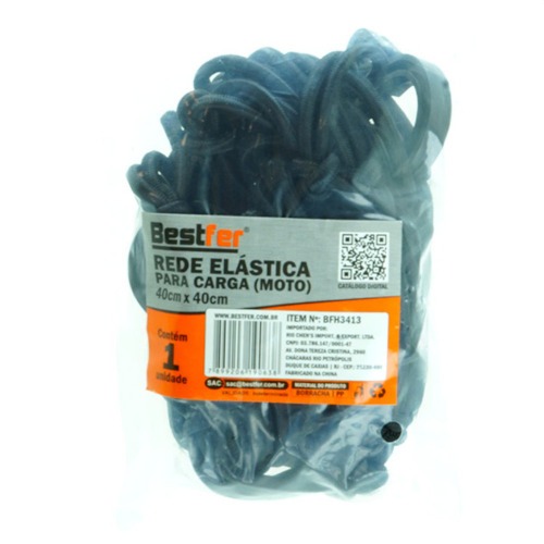 El�stico para bagageiro tipo aranha 40 x 40 cm - BFH3413