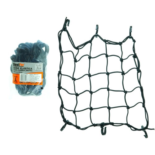 El�stico para bagageiro tipo aranha 40 x 40 cm - BFH3413