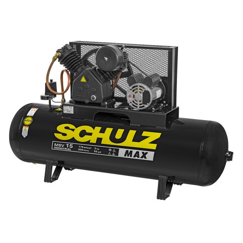 Compressor de ar 15 pés 200L 3hp 175 libras - Max MSV 220V Compressor de ar 15 pés 200L 3hp 175 libras - Max MSV 220V