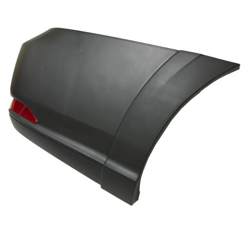 Para-choque Saveiro G7 2016 a 2023 Traseiro direiro  preto com refletor sem sensor - 6644