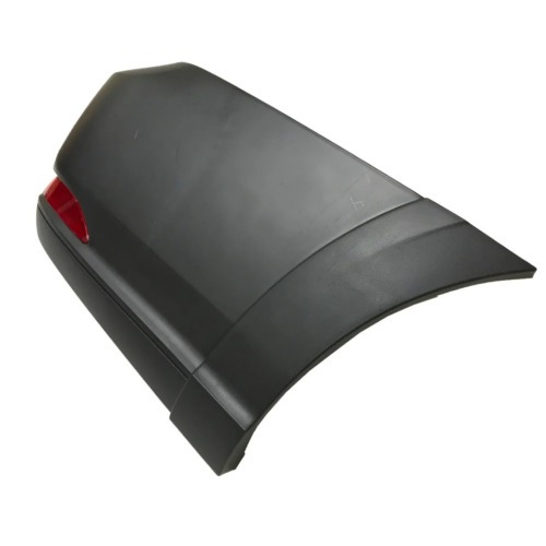 Para-choque Saveiro G7 2016 a 2023 Traseiro direiro  preto com refletor sem sensor - 6644