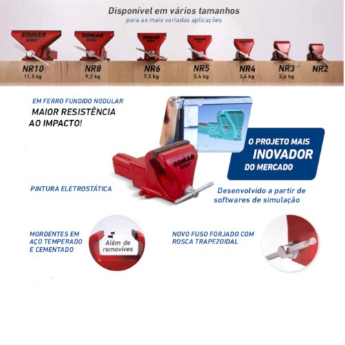 Torno de bancada fixo N� 2 - Lider