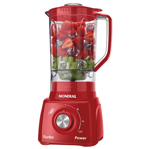 Kit Liquidificador 550W Turbo Power L-99-FR + Batedeira 400W Pr�tica B-44-R	  110V