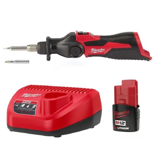 Ferro de solda a bateria 90W com 1 bateria - 2488  110V/220V