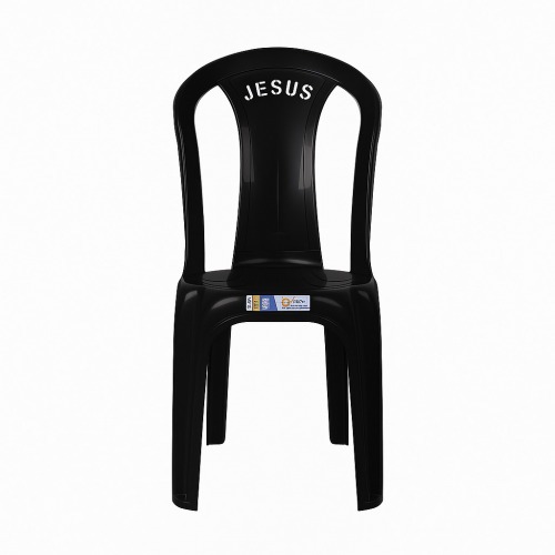 Cadeira plástica sem braço bistrô - Jesus Cadeira plástica sem braço bistrô - Jesus