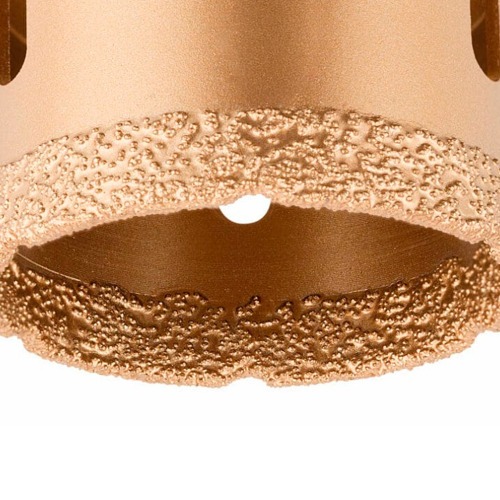 Serra copo diamantada 75 mm para esmerilhadeira rosca M14 - 08303