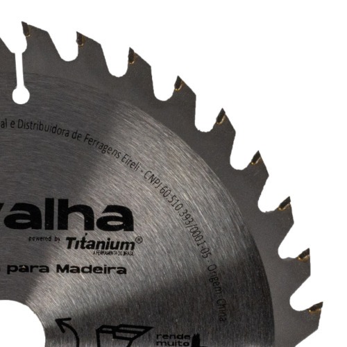  Disco de serra para madeira 180 mm x 22 mm 36 dentes - 06061