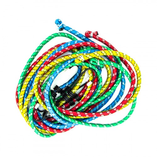 El�stico para bagageiro 2 metros com gancho 4 pe�as - 08187